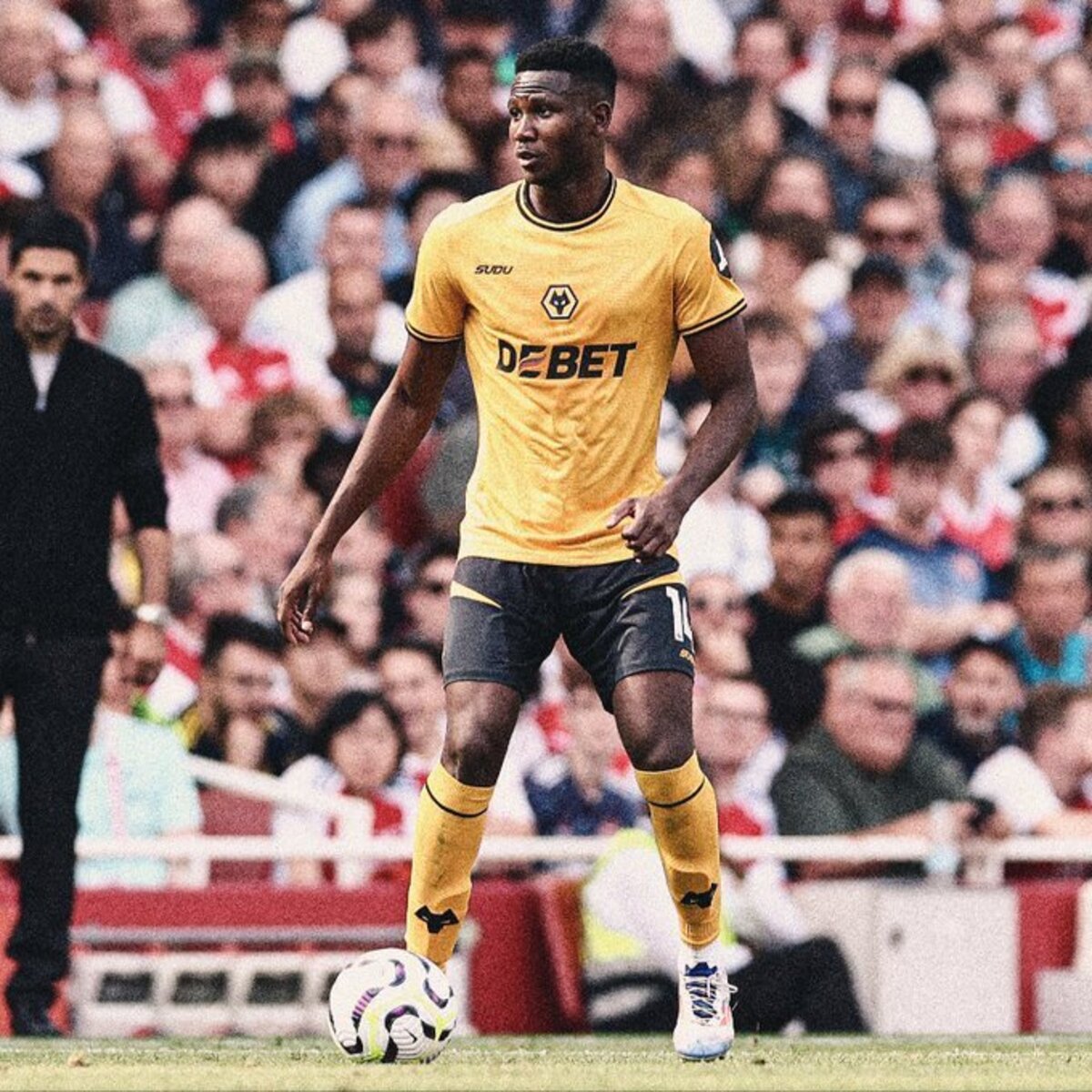 ANDALAN: Mosquera jadi andalan Wolves saat hadapi Liverpool di Premier League