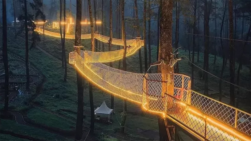 Orchid Forest Cikole Bandung salah satu destinasi wisata alam yang ada di Bandung.