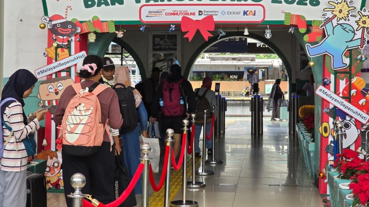 Penjualan tiket KAI Nataru 2025/2026 tembus 3,5 juta.