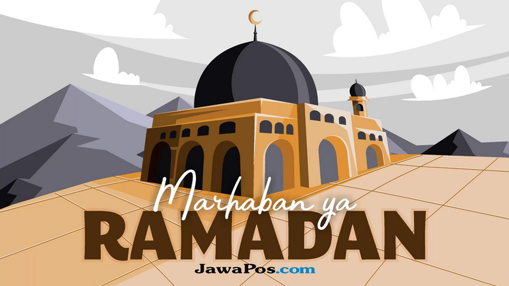 Ilustrasi puasa bulan Ramadan.