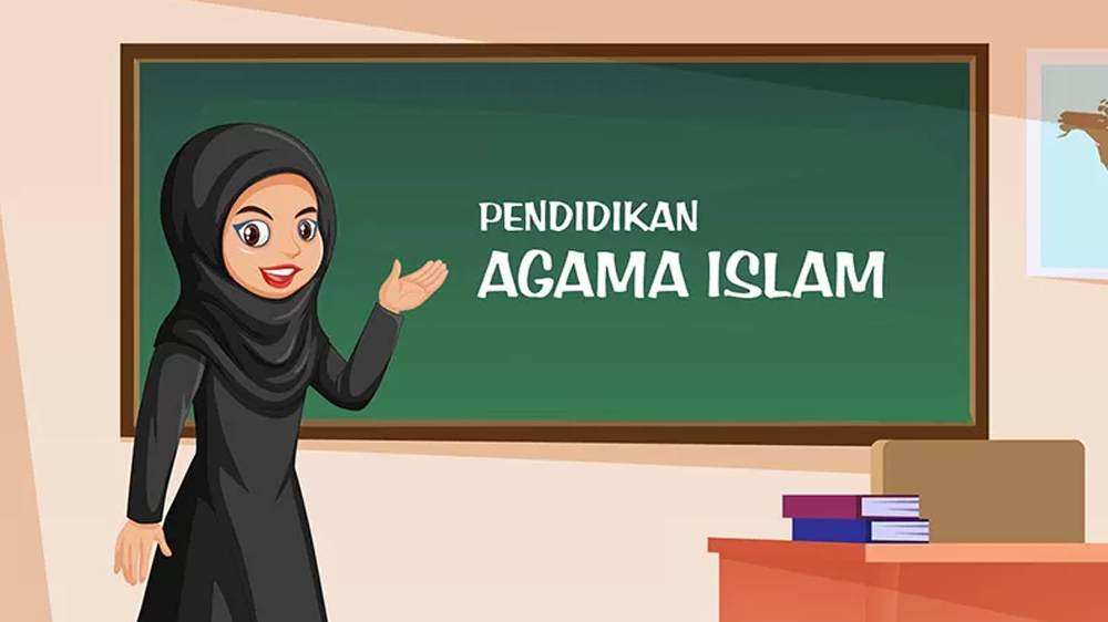 Ilustrasi guru PAI atau Pendidikan Agama Islam.