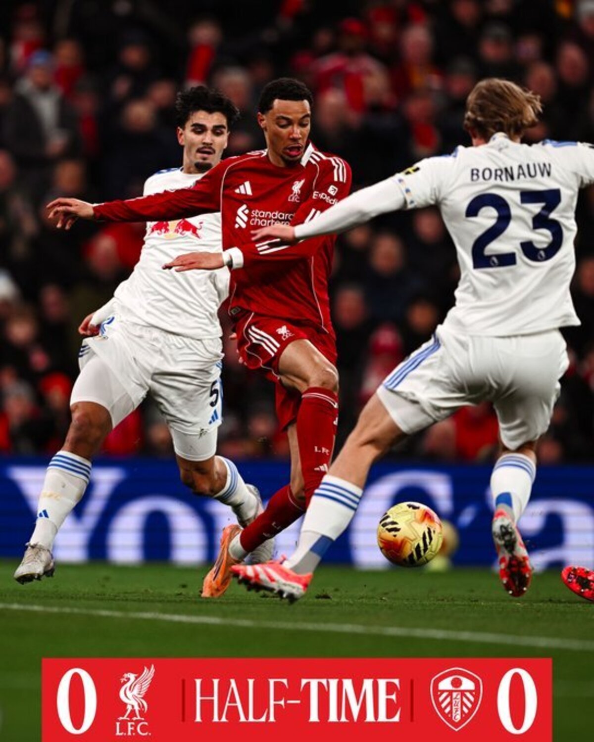 PELUANG EMAS: Liverpool gagal memanfaatkan laga kandang dengan poin sempurna