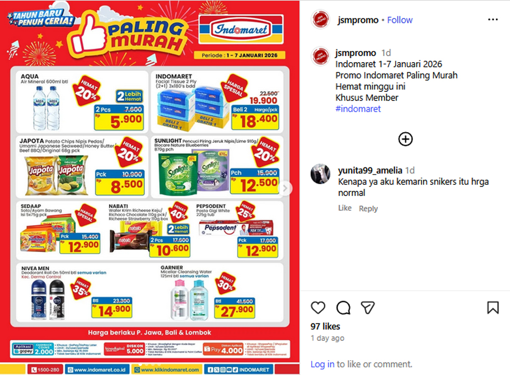 Klik Indomaret hadir sebagai platform belanja online resmi Indomaret dengan ribuan produk, promo menarik, dan layanan pembayaran lengkap.