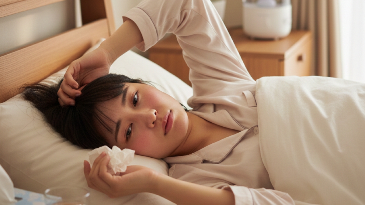 Waspadai virus influenza A subclade K atau super flu di Indonesia.