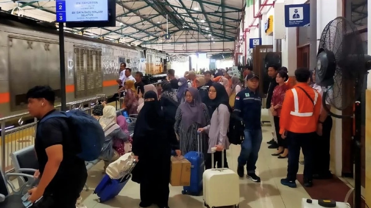 KAI Daop 7 Madiun melayani 357.076 penumpang dengan 1.548 perjalanan kereta api.