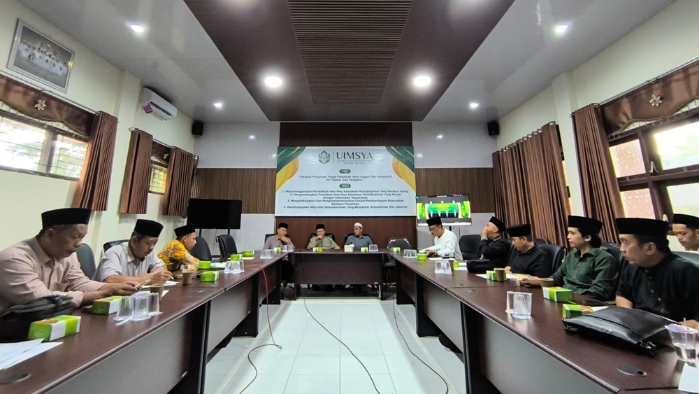 Panitia menggelar rapat finalisasi di kampus UIMSYA pada Jumat (2/1). Secara teknis dan nonteknis, semua persiapan Konfercab sudah matang.