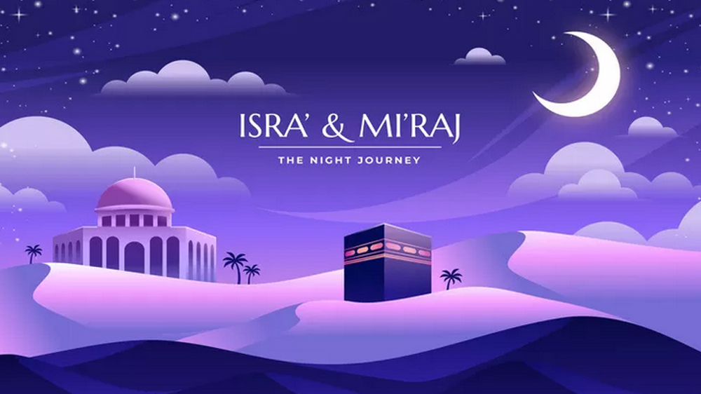 Ilustrasi potret Isra Miraj.