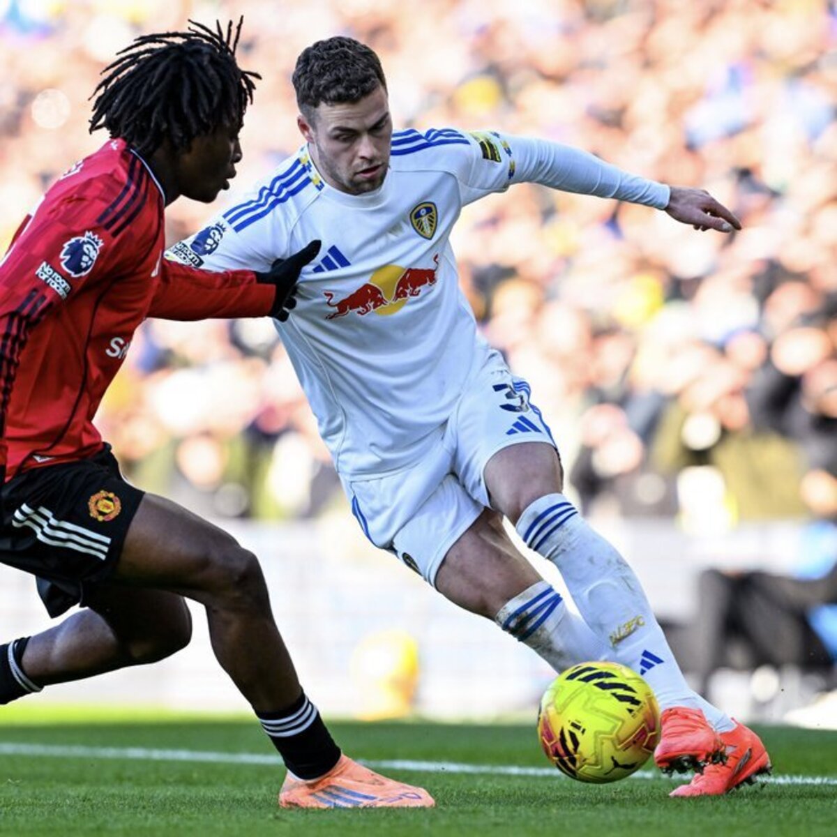 IMBANG: Leeds United bermain imbang dengan Manchester United