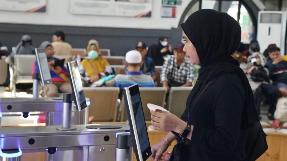 KAI catat 748.855 pelanggan gunakan face recognition saat Nataru.