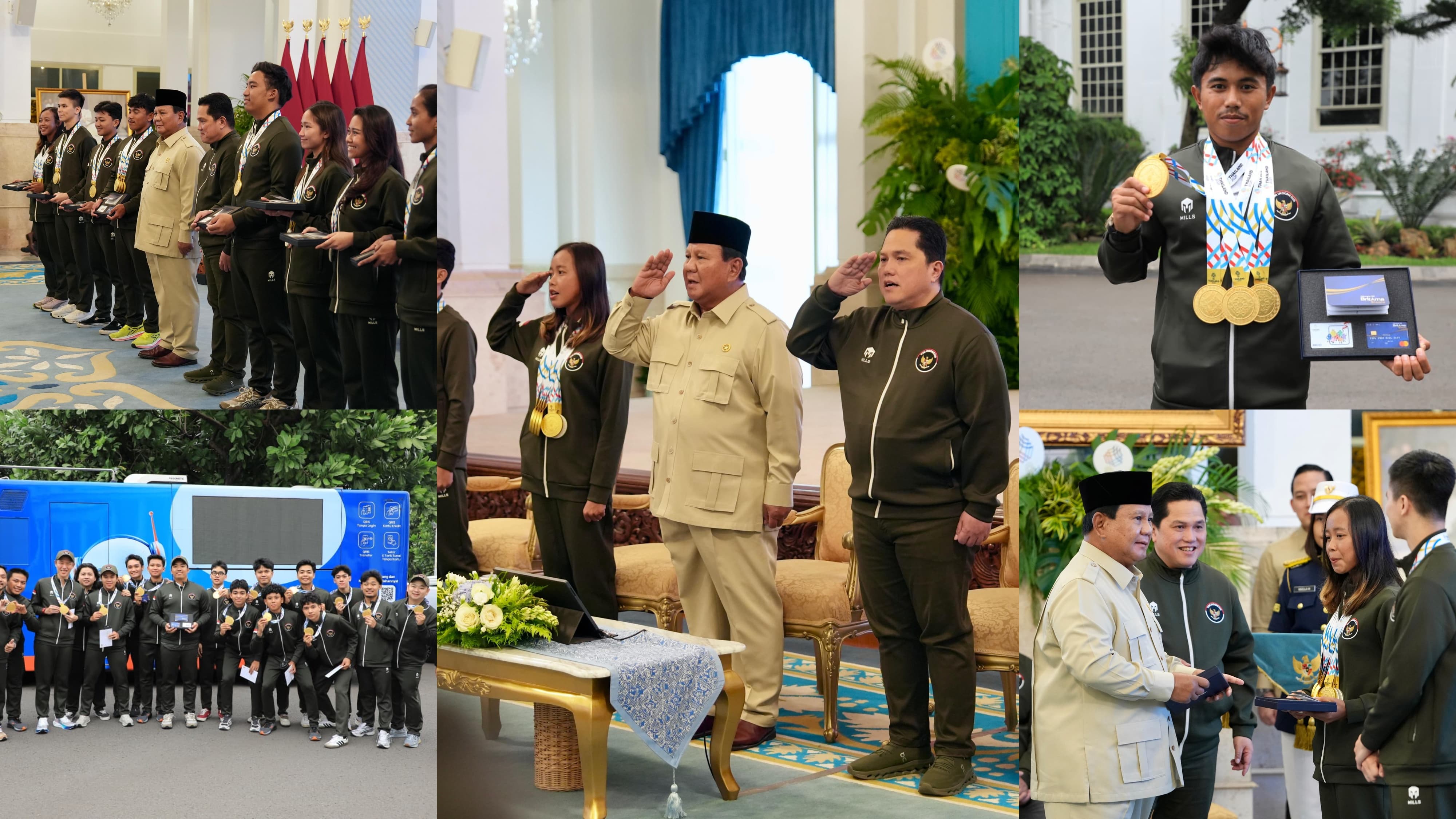 Presiden Prabowo beri bonus Rp1 miliar untuk peraih emas.