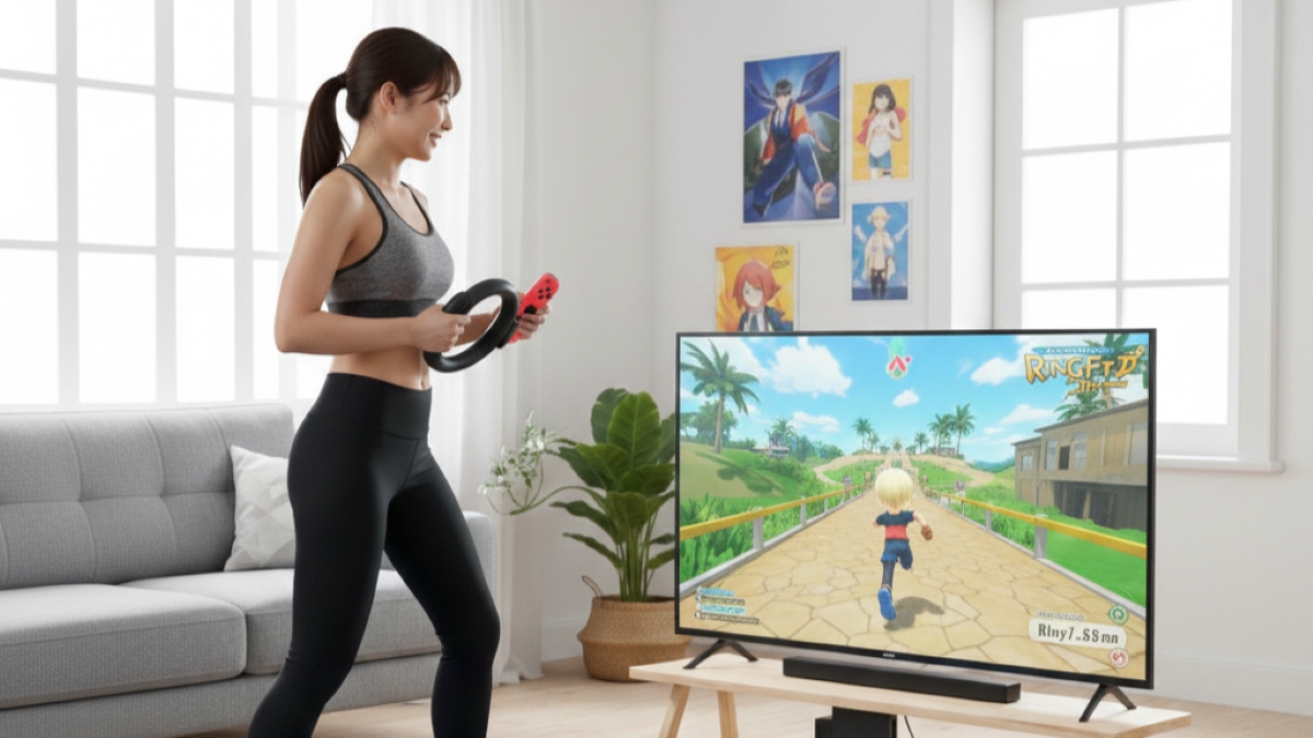 Olahraga seru di rumah dengan Nintendo Switch.