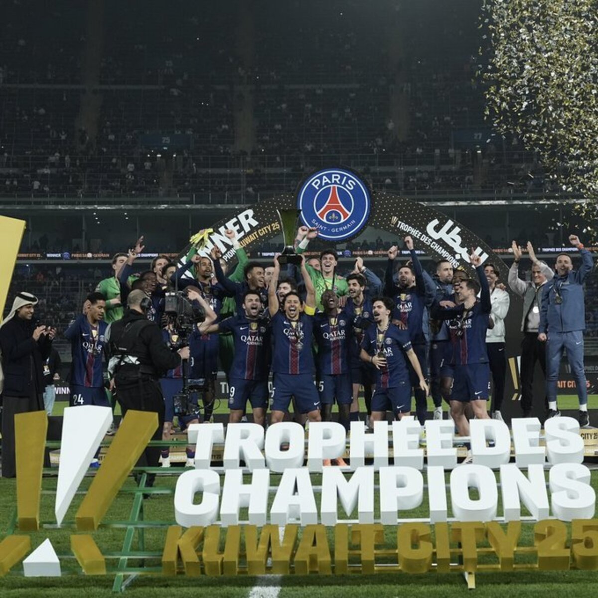 ADU PENALTI: PSG berhasil menundukkan Marseille lewat adu penalti