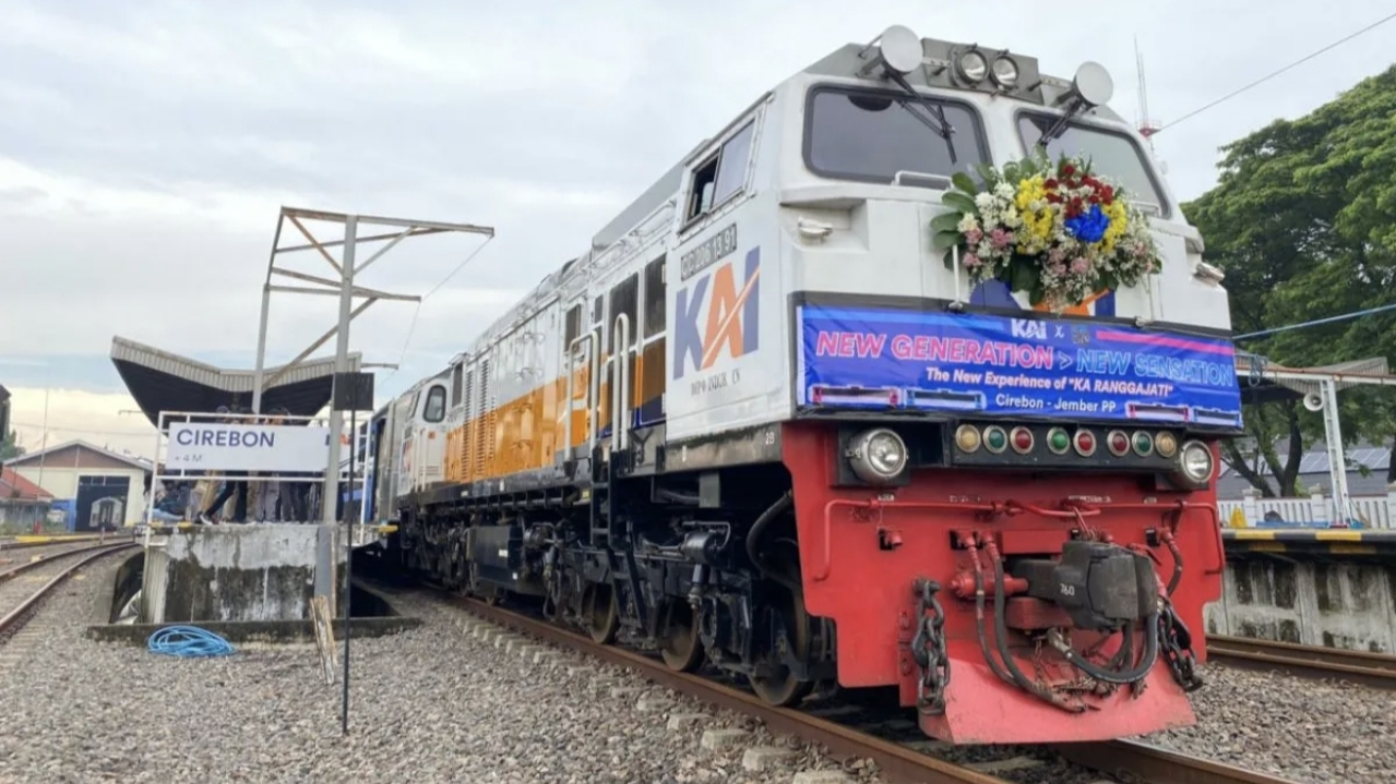 KA Ranggajati kini gunakan kereta Stainless Steel New Generation mulai 11 Januari 2026.
