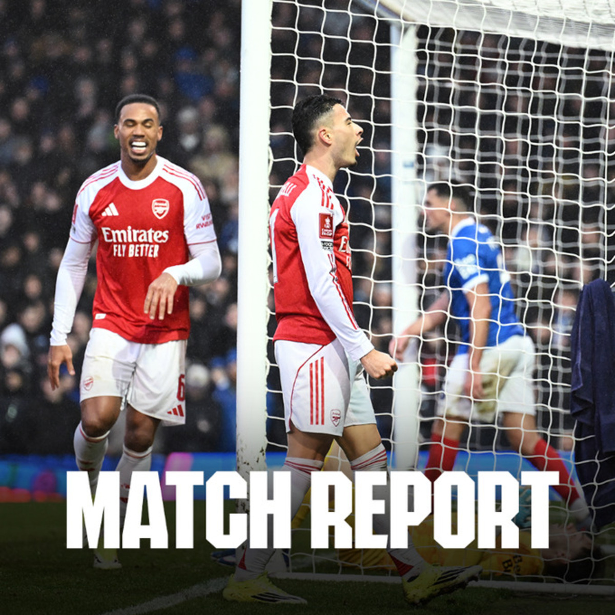 MENANG: Arsenal menundukkan Portsmouth di Piala FA