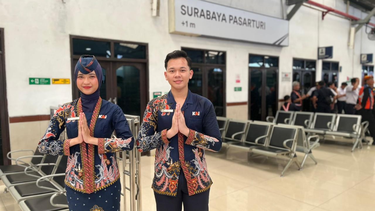 KAI Daop 8 Surabaya mencatat pertumbuhan penumpang 3 persen sepanjang 2025.