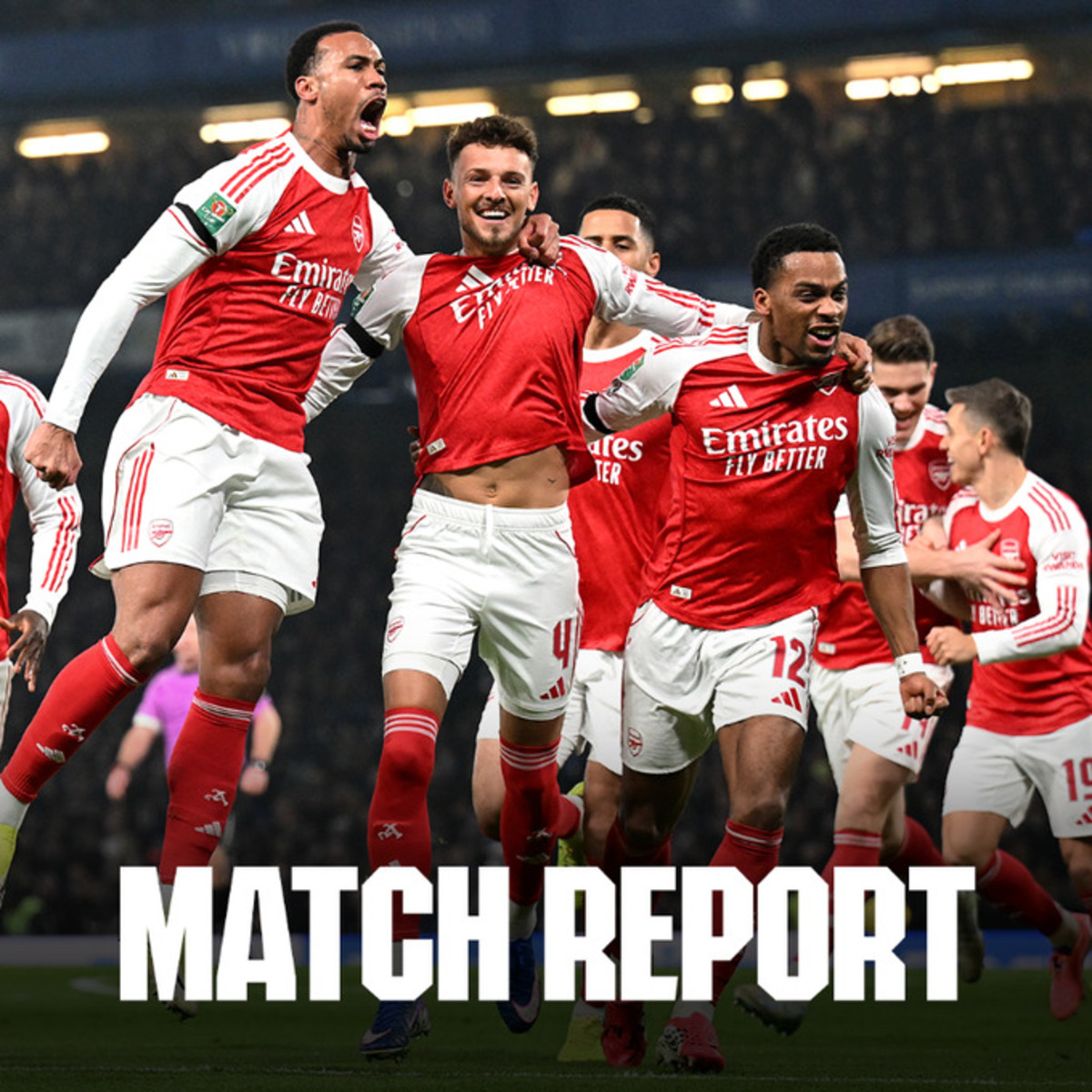MENANG: Leg pertama Arsenal unggul tipis atas Chelsea di Carabao Cup