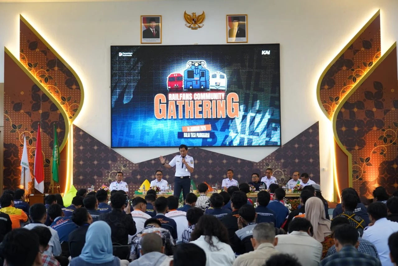 KAI menggelar Railfans Community Gathering 2026 di Manggarai.