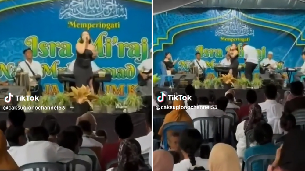 Video biduan bernyanyi di acara Isra Mi&rsquo;raj di Banyuwangi viral. Polisi turun tangan, MUI menilai mencederai keluhuran dakwah Islam.
