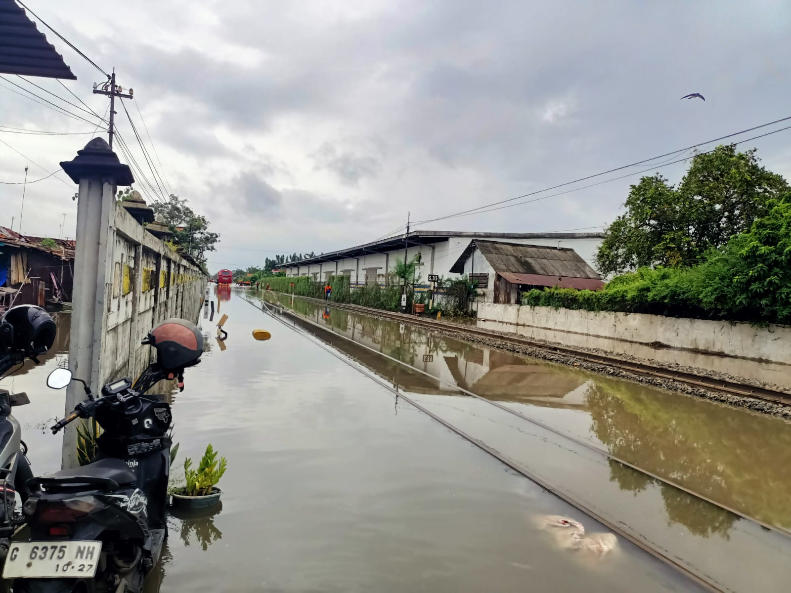 KAI Daop 3 Cirebon membatalkan sejumlah perjalanan kereta api akibat banjir di Pekalongan dan Jakarta.