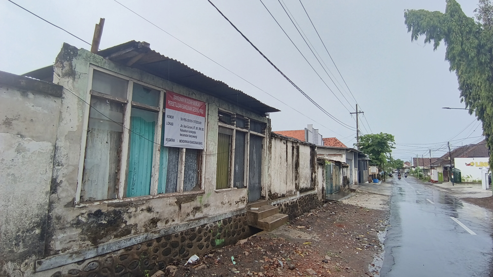Salah satu hunian rumah di wilayah Keluarahan Karangrejo, Banyuwangi sudah dilengkapi sertifikat PBG pada 2025 lalu.