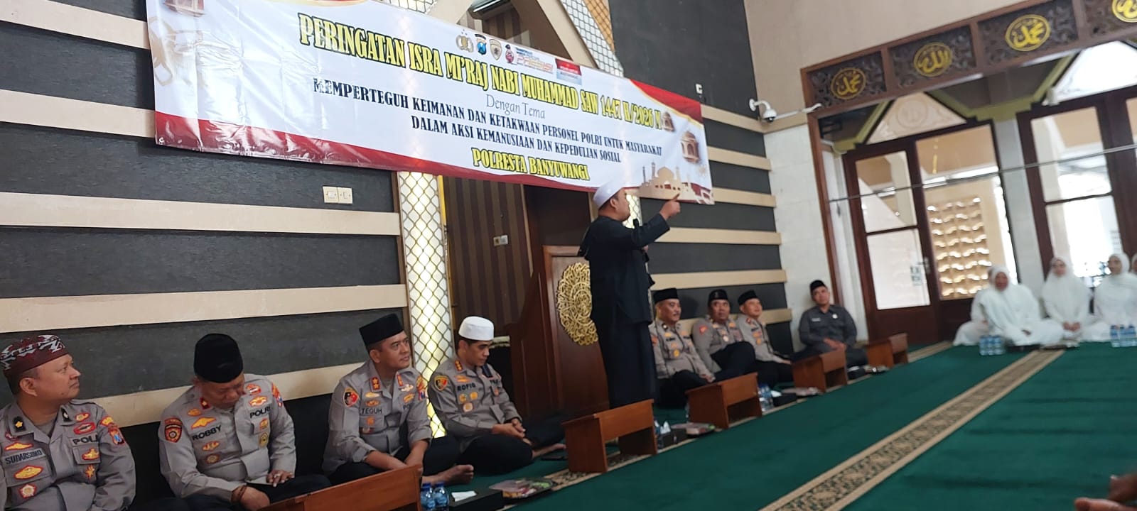 Polresta Banyuwangi peringati Isra Mi&rsquo;raj 1447 H.