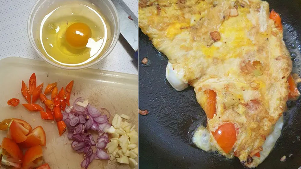 Resep dadar lipat tomat pedas. Praktis, pedas segar, dan cocok untuk menu cepat ala rumahan.