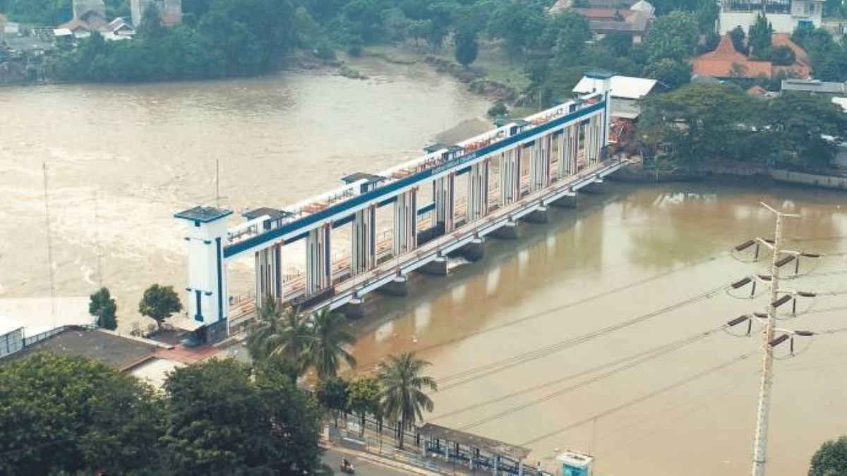 Kondisi Sungai Cisadane Tangerang terkini.