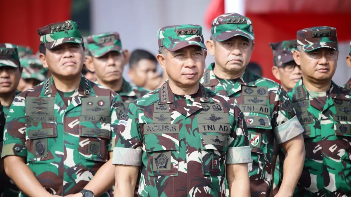 Indonesia termasuk negara dengan militer aktif terbesar dunia pada 2025.