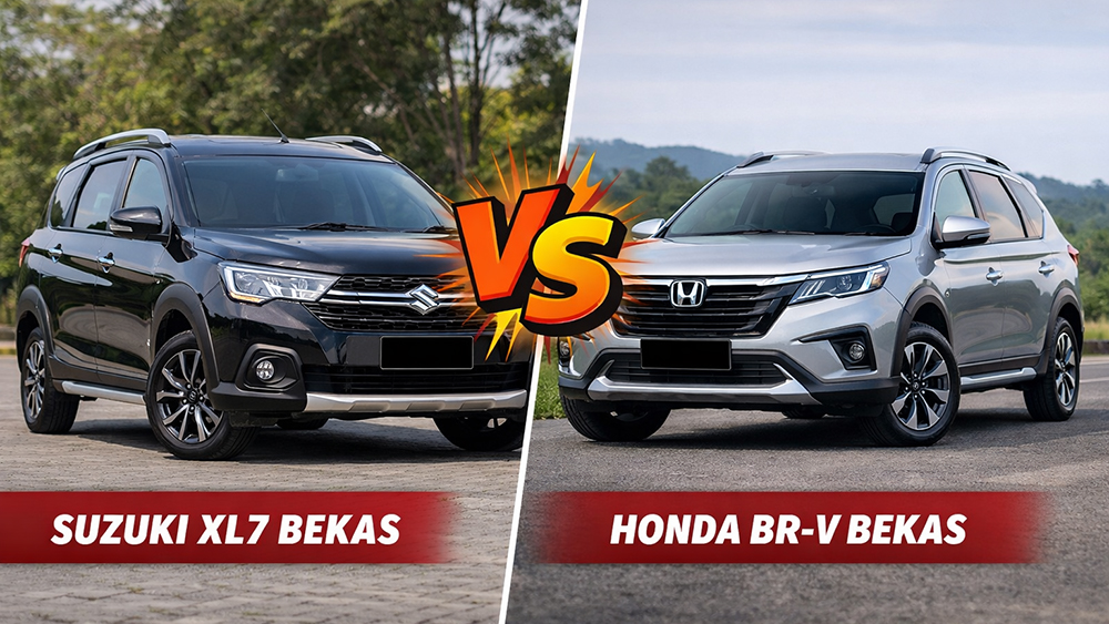 Suzuki XL7 dan Honda BR-V bekas masih jadi primadona LSUV keluarga. Simak perbandingan harga, BBM, pajak, dan performanya.