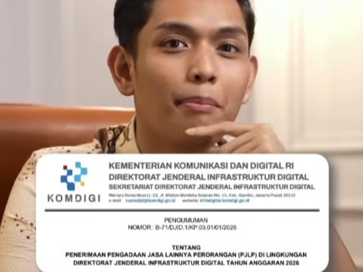 Video Abil Sudarman bongkar dugaan kebocoran data rekrutmen Kemkomdigi.
