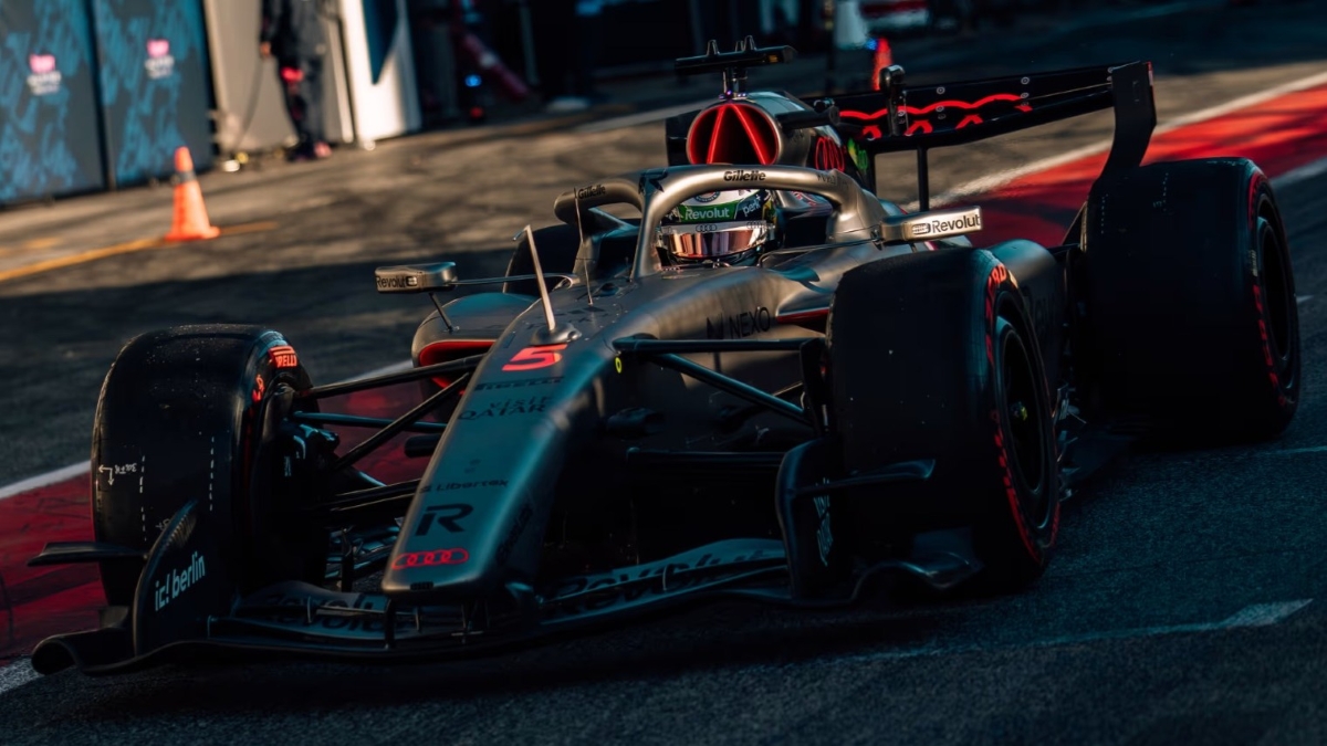 Audi Revolut F1 Team menyelesaikan shakedown Barcelona dengan progres positif.
