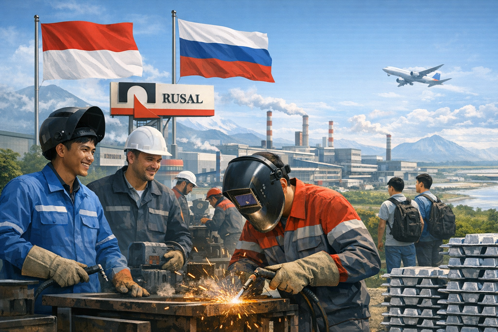 Rusia melalui Rusal akan merekrut lulusan SMK Indonesia untuk pelatihan dan kerja profesional dengan gaji hingga Rp43 juta per bulan.