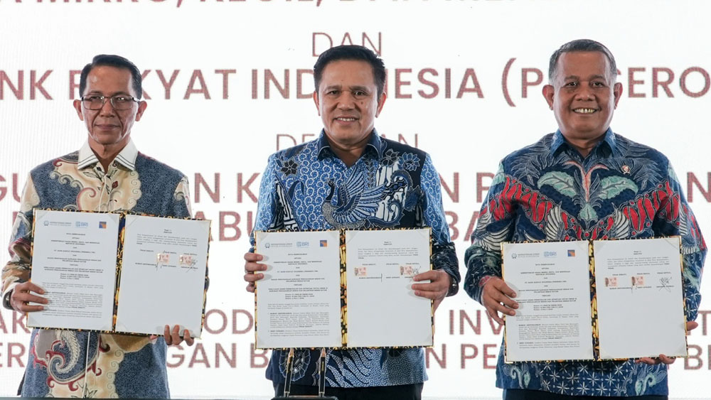 BRI teken MoU dengan BP Batam dan Kementerian UMKM untuk perluas pembiayaan UMKM dan percepat investasi di kawasan perdagangan bebas Batam.