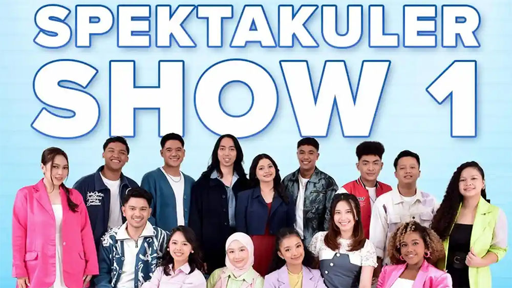 Tangkapan layar poster peserta Top 15 Indonesian Idol 2026 di babak Spektakuler Show 1, Senin malam (2/2/2026).
