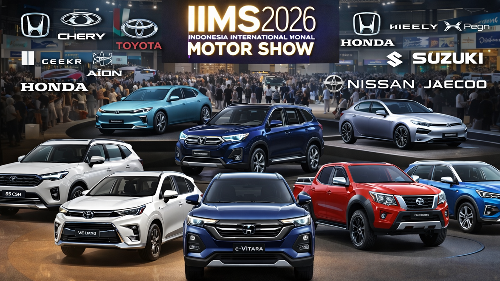 IIMS 2026 resmi dibuka hari ini. Deretan mobil baru dari Jepang, China, hingga Korea meluncur, mulai SUV listrik, hybrid, sampai MPV terbaru.
