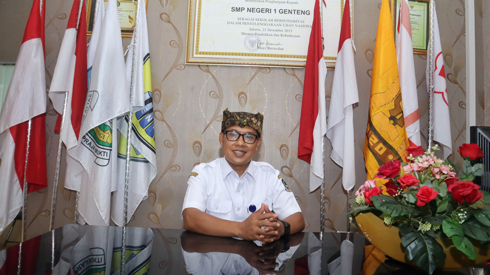 Ali Mustofa, S.Pd., M.Pd, Kepala SMPN 1 Genteng.