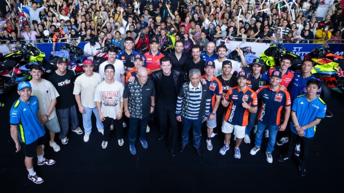 Peluncuran MotoGP 2026 di Kuala Lumpur berlangsung meriah.