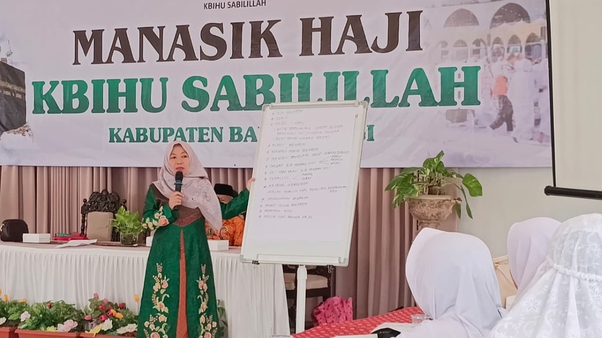 KBIHU Sabilillah Banyuwangi gelar manasik haji.