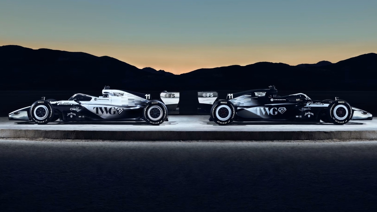 Cadillac resmi meluncurkan livery Formula 1 2026 di Super Bowl.