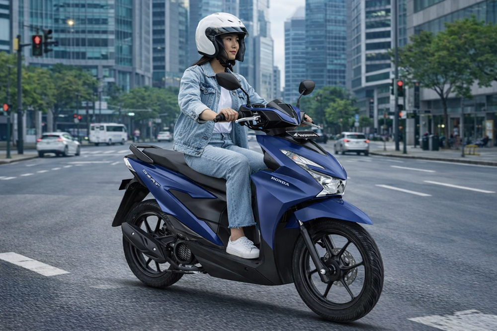 All New Honda BeAT 2026 resmi meluncur dengan mesin irit, Smart Key, rangka eSAF, dan harga ramah. Ini 5 keunggulan utamanya.