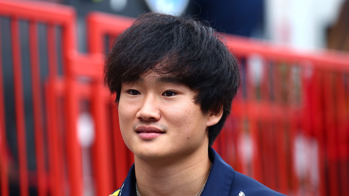 Yuki Tsunoda kembali mengemudi mobil F1 di San Francisco.