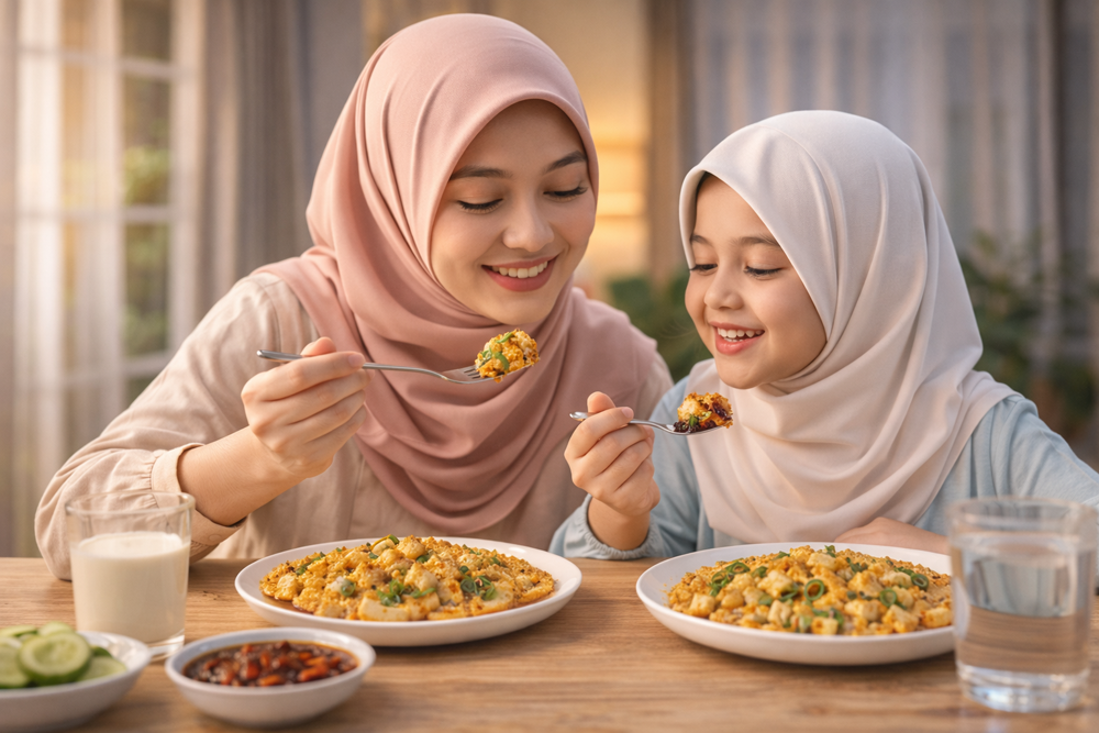 Resep omelet tahu gurih untuk menu sahur praktis, tinggi protein, siap 20 menit. Simak bahan, cara masak, dan tips anti gagal.