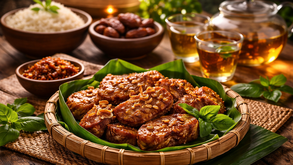 Resep tempe bacem kukus cocok untuk menu buka puasa Ramadan 1447 H. Sehat tanpa goreng, manis gurih dan kaya protein nabati.