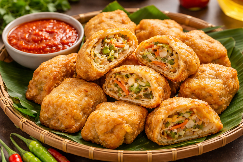 Resep tahu goreng isi sayur renyah dan gurih, cocok untuk buka puasa dan camilan tadarus di masjid atau musala.