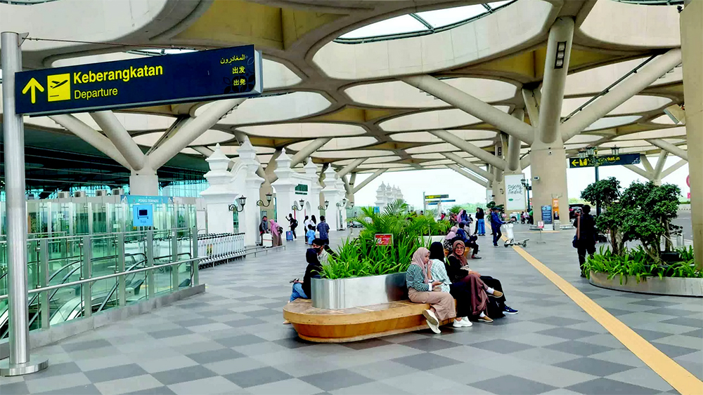 Yogyakarta International Airport (YIA) di Kulon Progo, Daerah Istimewa Yogyakarta.