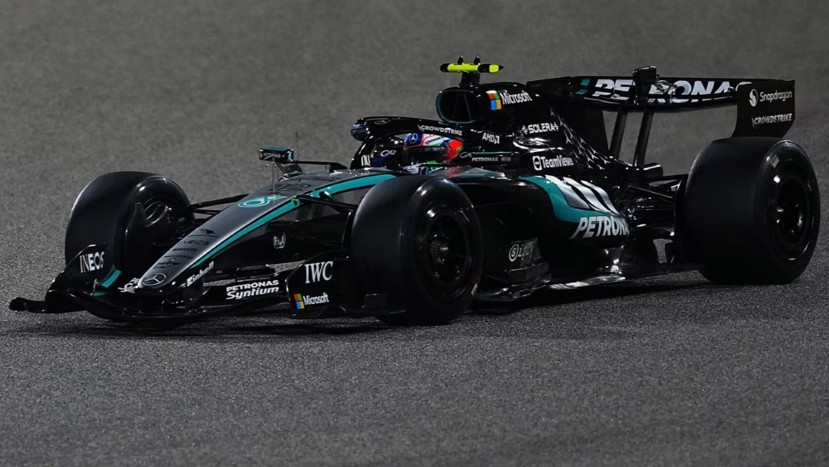 Kimi Antonelli tercepat di tes pramusim F1 sesi kedua di hari kedua Bahrain 2026.