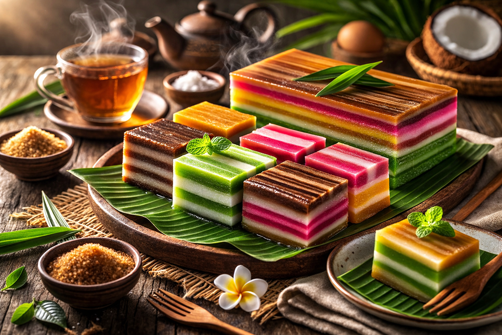 Resep kue lapis tanpa santan cocok untuk camilan usai buka puasa dan tadarus Ramadan. Teksturnya lembut kenyal, cara membuat mudah di rumah.