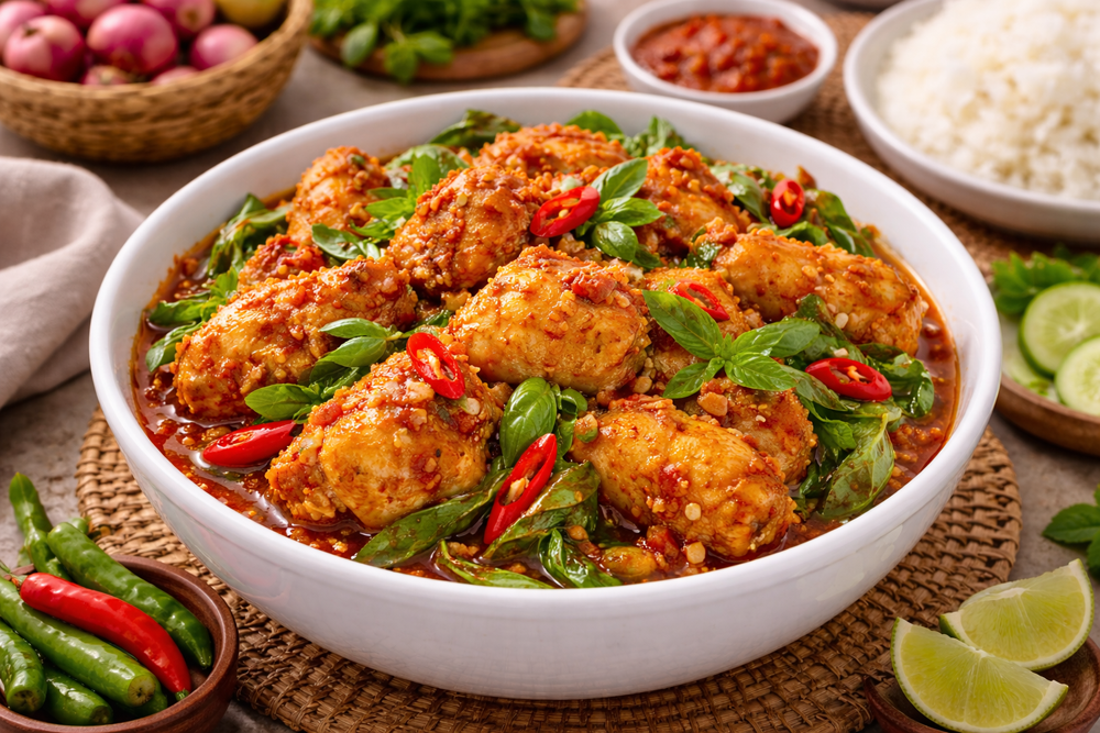Resep ayam rica-rica pedas segar untuk menu buka puasa Ramadan. Simak bahan, bumbu halus, dan cara memasaknya di sini.