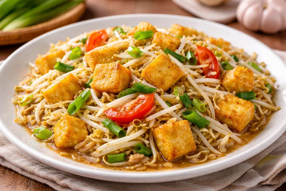 Resep tauge cah tahu sederhana cocok menu sahur Ramadan. Praktis, bergizi, dan hemat waktu dengan bahan murah serta cara masak cepat.