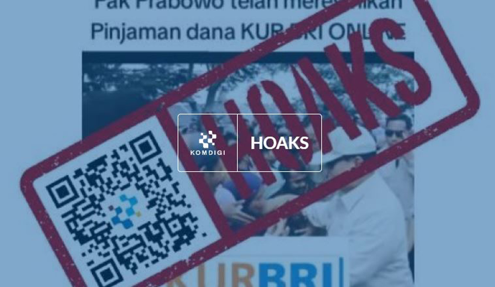 Beredar klaim Prabowo resmikan KUR BRI tanpa jaminan 23 Januari 2026. Cek fakta, ternyata hoaks dan foto hasil rekayasa.